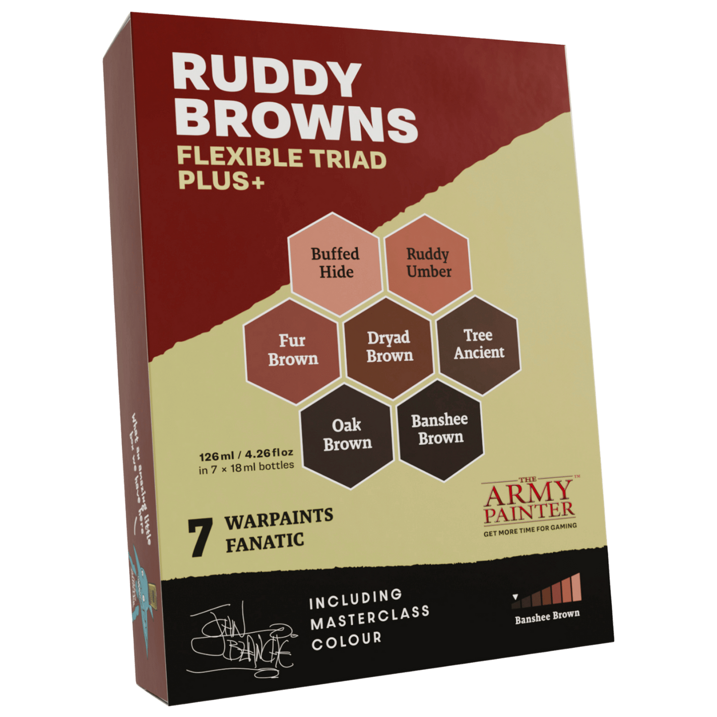 WARPAINTS FANATIC TRIAD PLUS RUDDY BRWN