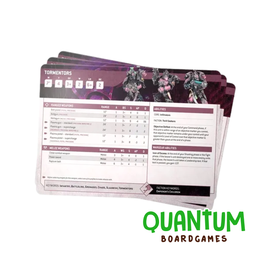 Datasheet Cards: Emperors Children - Inglés