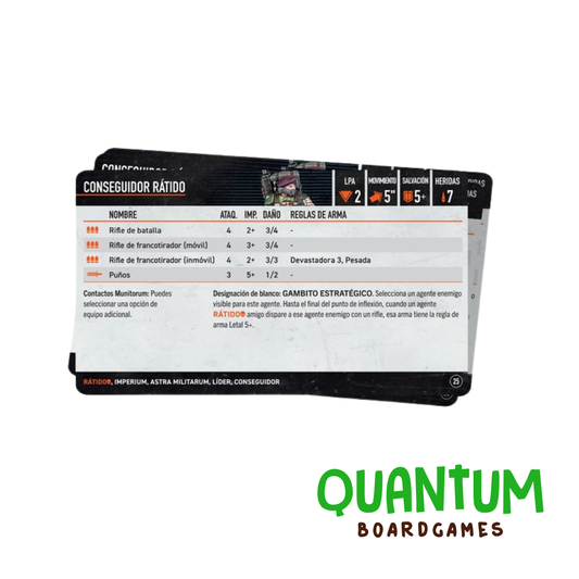 Datacards: Kill Team - Ratlings - Español
