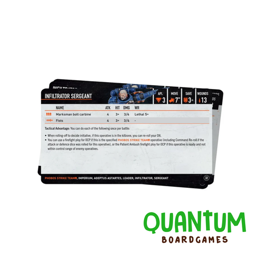 Datacards: Kill Team - Phobos Strike - Español