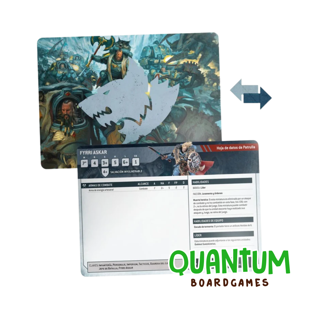 Datasheet Cards: Space Wolves 2025 - Español