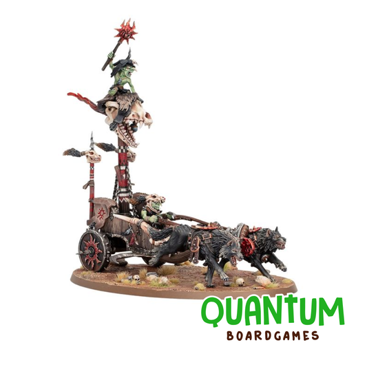Gloomspite Gitz: Snarlboss on War Wheela