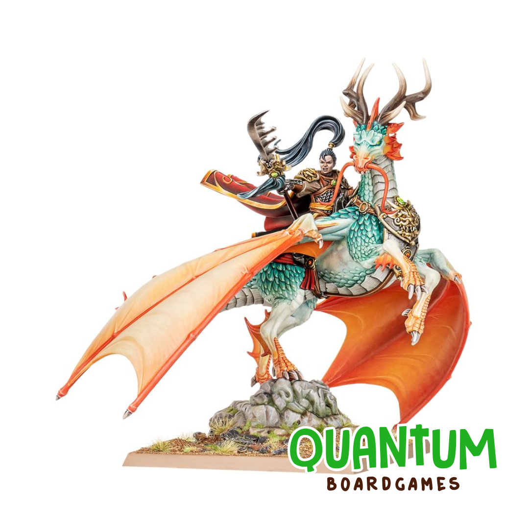 Old World: Grand Cathay - Shugengan Lord on Great Spirit Longma