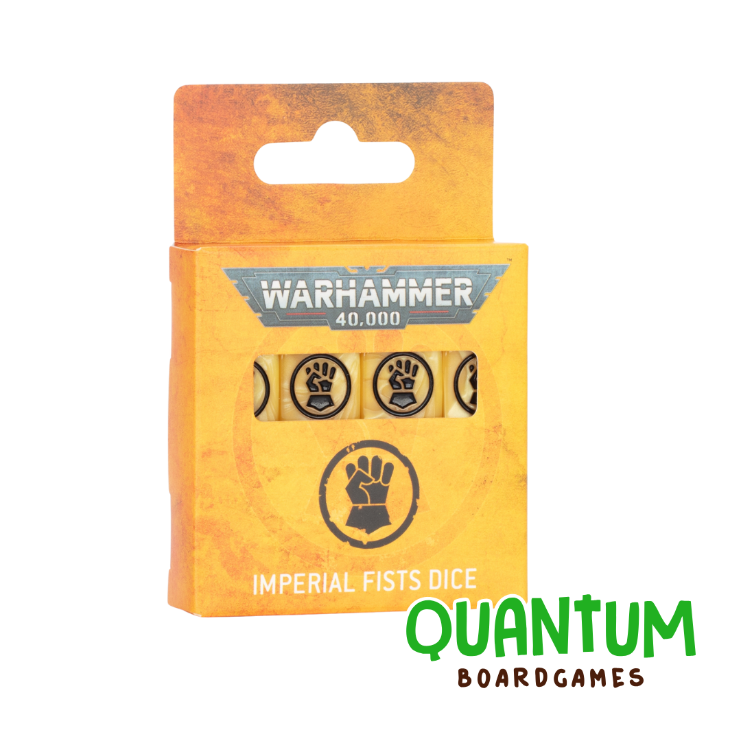 Space Marines: Imperial Fists - Dice Set
