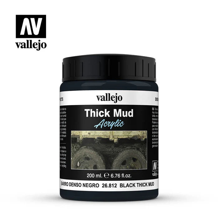 DIORAMA FX 26.812 BLACK THICK MUD (200ML)