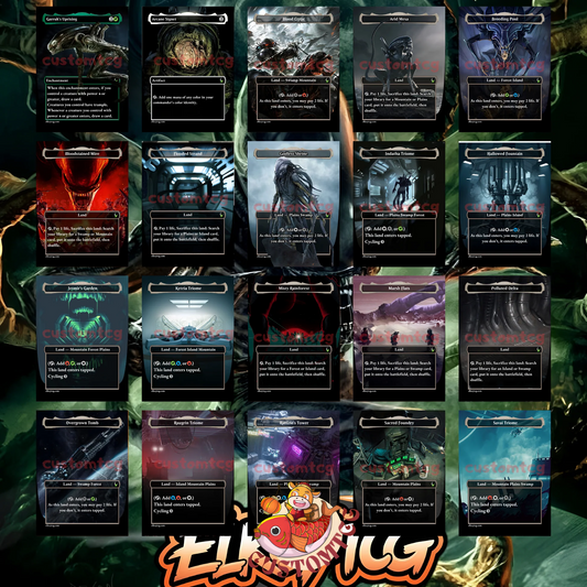 ALIEN SLIVERS - MTG COMMANDER PROXY