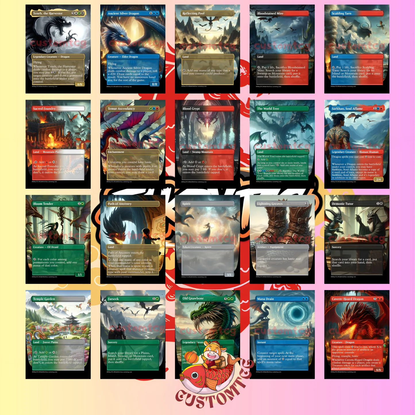 THE UR DRAGON - MTG COMMANDER PROXY