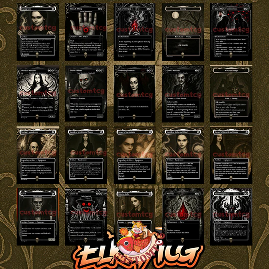 THE ADAMS FAMILY - MTG COMMANDER PROXY