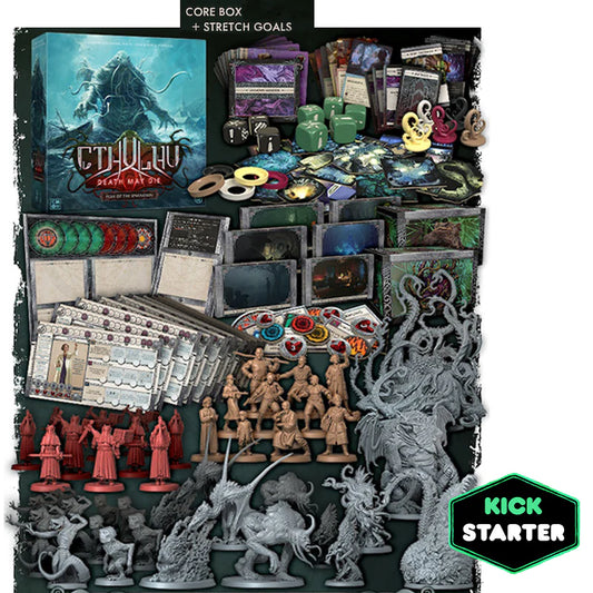 CTHULHU DEATH MAY DIE FEAR OF THE UNKNOWN BUNDLE 2 ITEMS ( CORE GAME, UNKNOWABLE BOX)