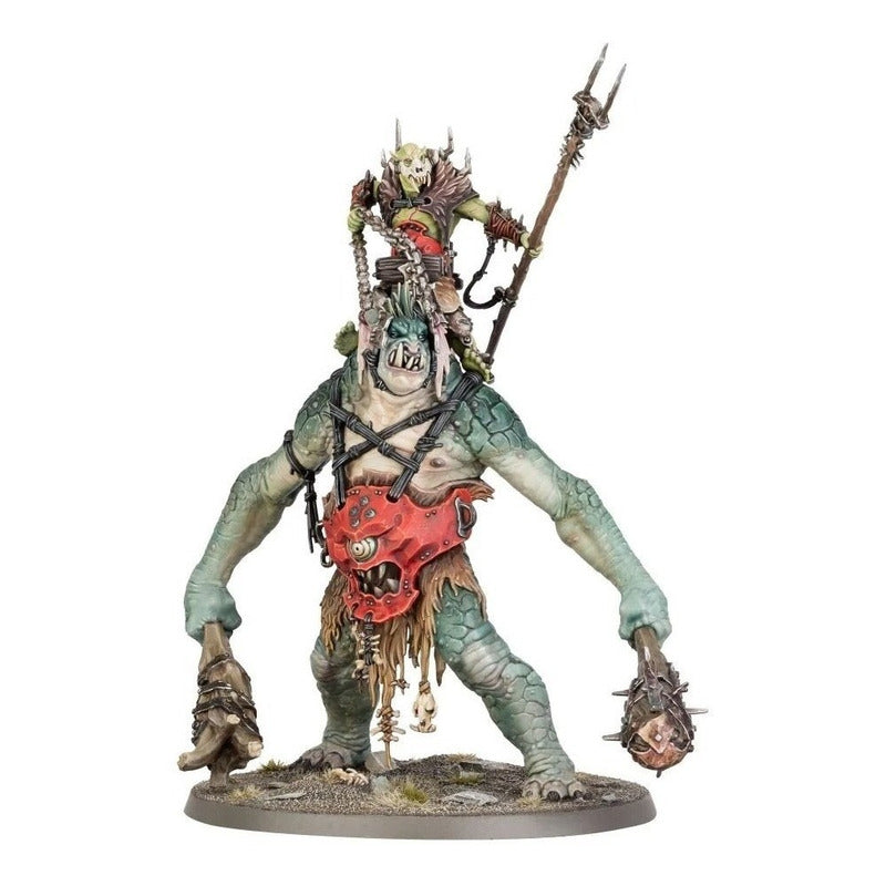 ORRUK WARCLANS BREAKA BOSS ON MIREBRUTE TROGGOTH