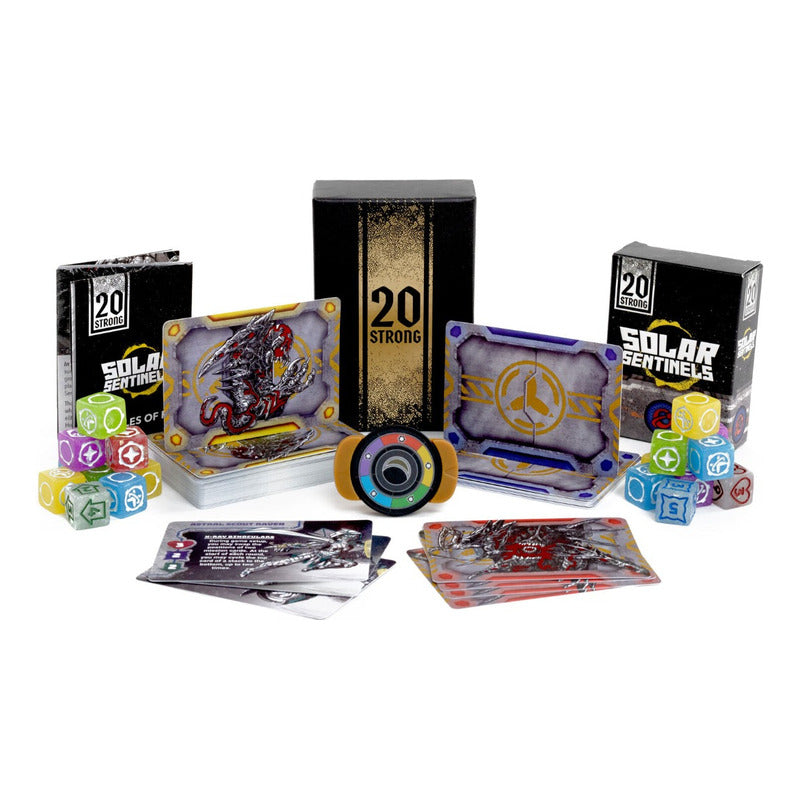 20 STRONG BASE WITH SOLAR SENTINELS