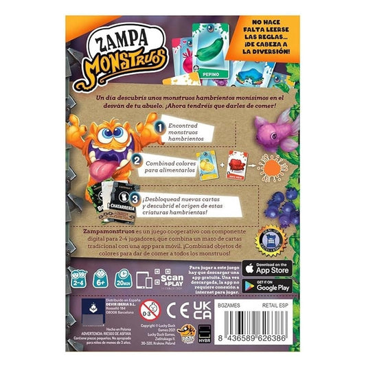 ZAMPA MONSTRUOS EN ESPAÑOL