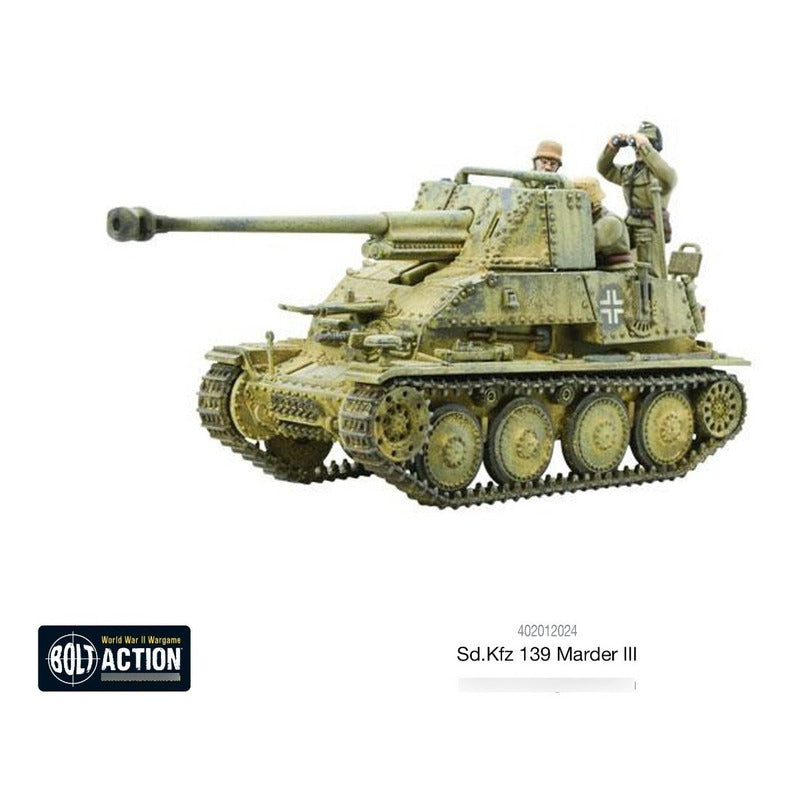 BOLT ACTION GERMAN MARDER III H (PLASTIC)