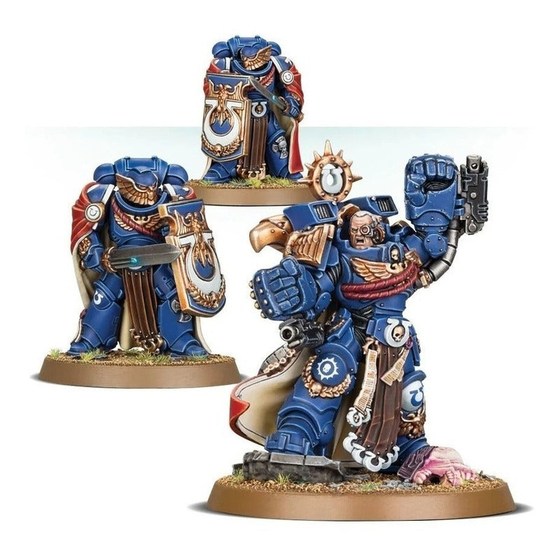 SPACE MARINES ULTRAMARINES MARNEUS CALGAR WITH VICTRIX HONOUR GUARD