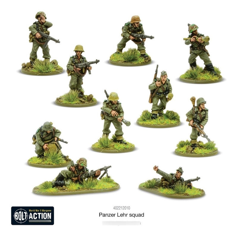 BOLT ACTION GERMAN PANZER LEHR SQUAD