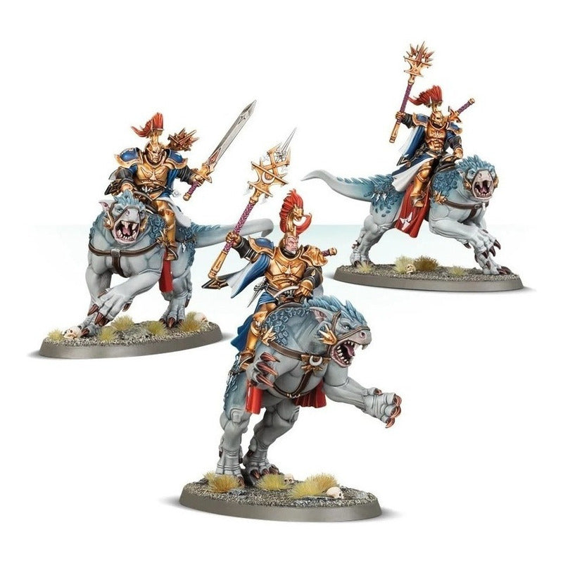 STORMCAST ETERNALS EVOCATORS ON CELESTIAL DRACOLINES