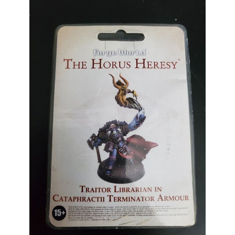 HORUS HERESY TRAITOR LIBRARIAN IN CATAPHRACTII TERMINATOR ARMOUR