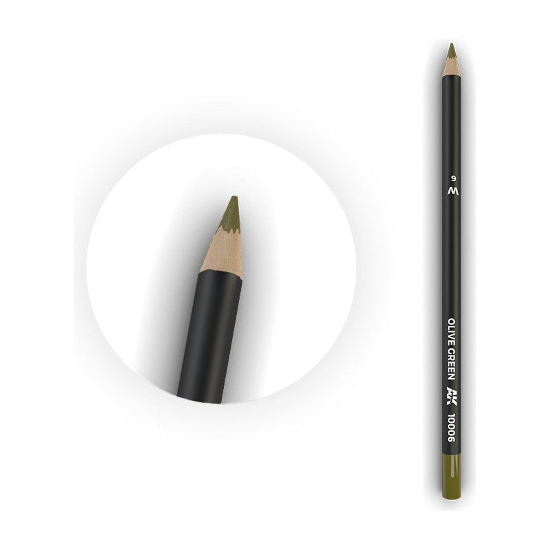 WATERCOLOR PENCIL OLIVE GREEN
