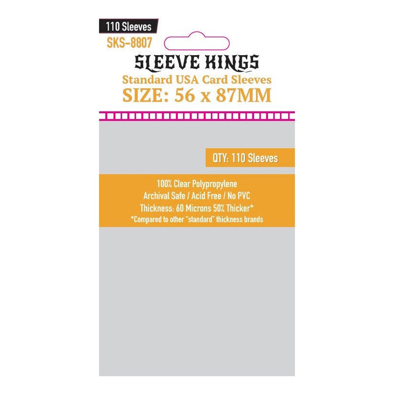 SLEEVE KINGS USA 56X87 (110 UNIDADES)