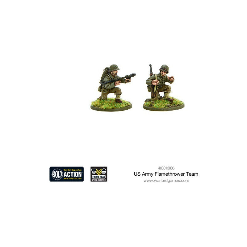 BOLT ACTION US ARMY FLAMETHROWER TEAM