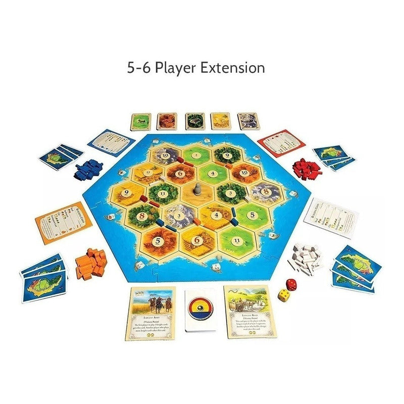 CATAN AMPLIACION 5-6 EN ESPAÑOL