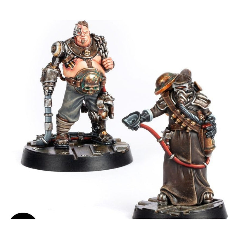 NECROMUNDA BRUTE HANDLER AND CHEM DEALER