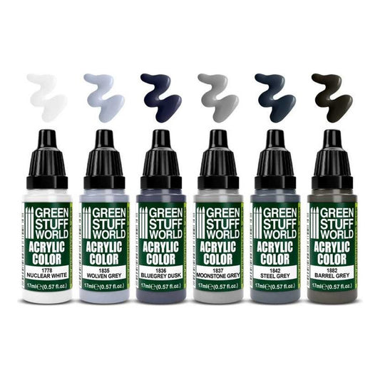 GREEN STUFF WORLD SET PINTURA MNM SILVER