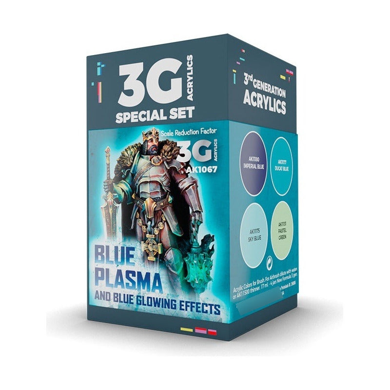 WARGAME COLOR SET BLUE PLASMA AND GLOWING EFFECTS
