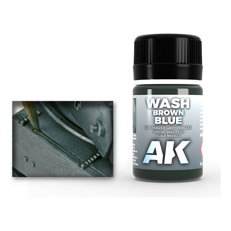 WASH BROWN BLUE FOR PANZER GREY 35ML