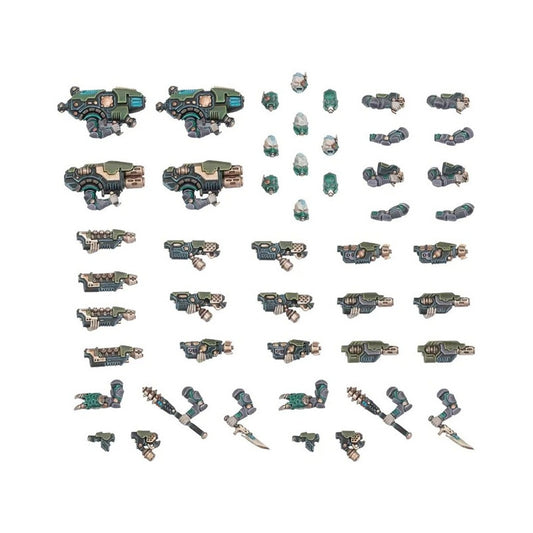 Caja Necromunda Van Saar Weapons armas plasma multimelta Games Workshop