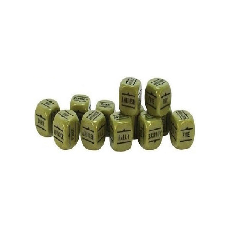 BOLT ACTION ORDER DICE GREEN