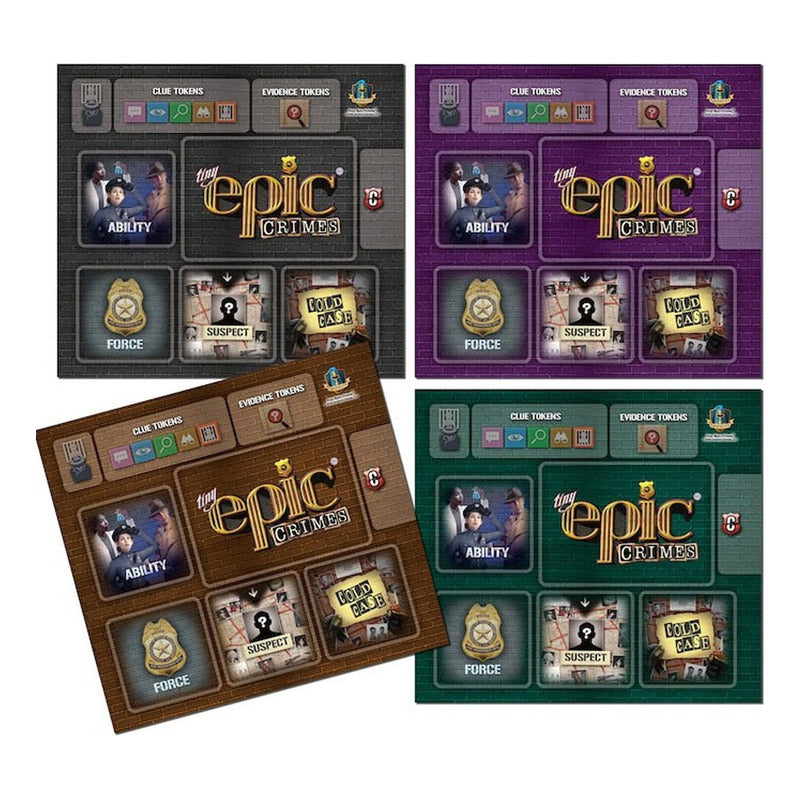 TINY EPIC CRIMES DETECTIVE MATS (4) EXPANSION