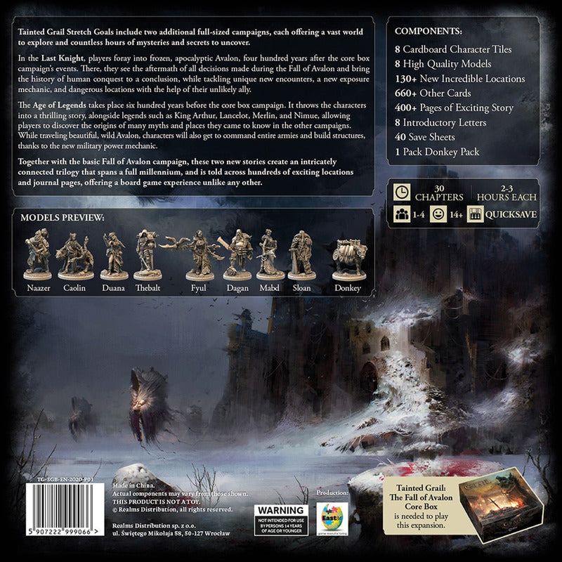 TAINTED GRAIL STRETCH GOALS