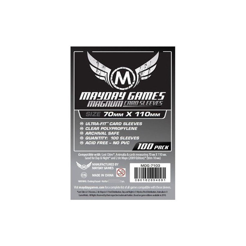 MAYDAY MAGNUM SILVER 70X110 (100 UNIDADES)