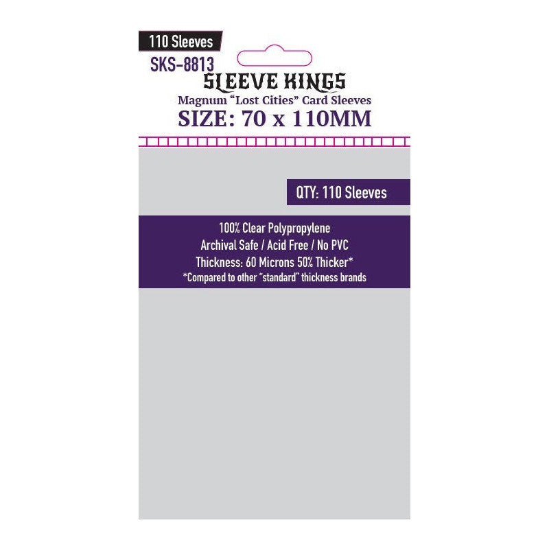 SLEEVE KINGS 70X110 (110 UNIDADES)