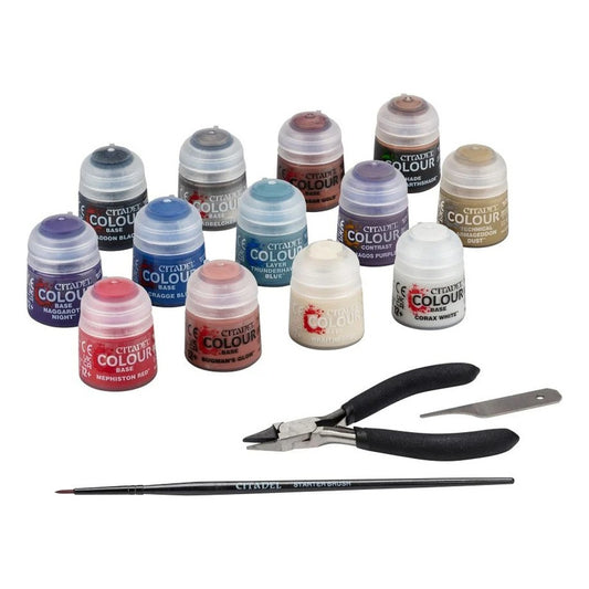 WARHAMMER 40K TOOLS AND PAINTS 10MA EDICION