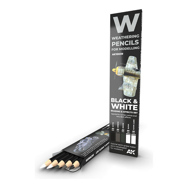 WATERCOLOR PENCIL SET BLACK AND WHITE