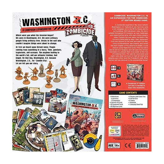 ZOMBICIDE 2ND EDITION WASHINGTON ZC EXPANSION