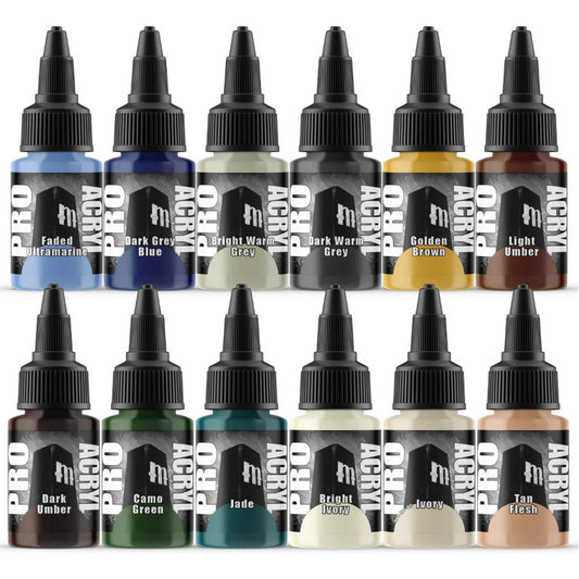 PRO ACRYL BASE SET – 24 COLORES