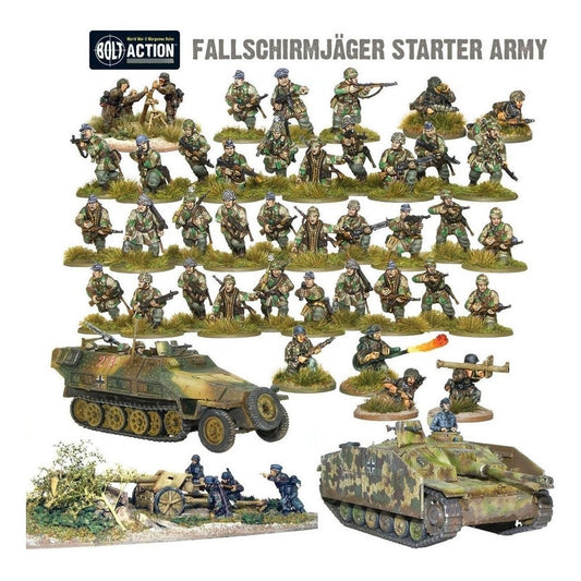 BOLT ACTION GERMAN FALLSHIRMJAGER ARMY BOX