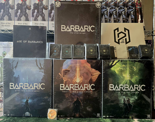 BARBARIC KICKSTARTER COLLECTORS PLEDGE (10 ITEMS)