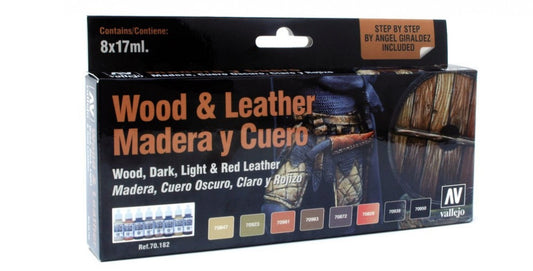 PAINT SET 70.182 WOOD AND LEATHER