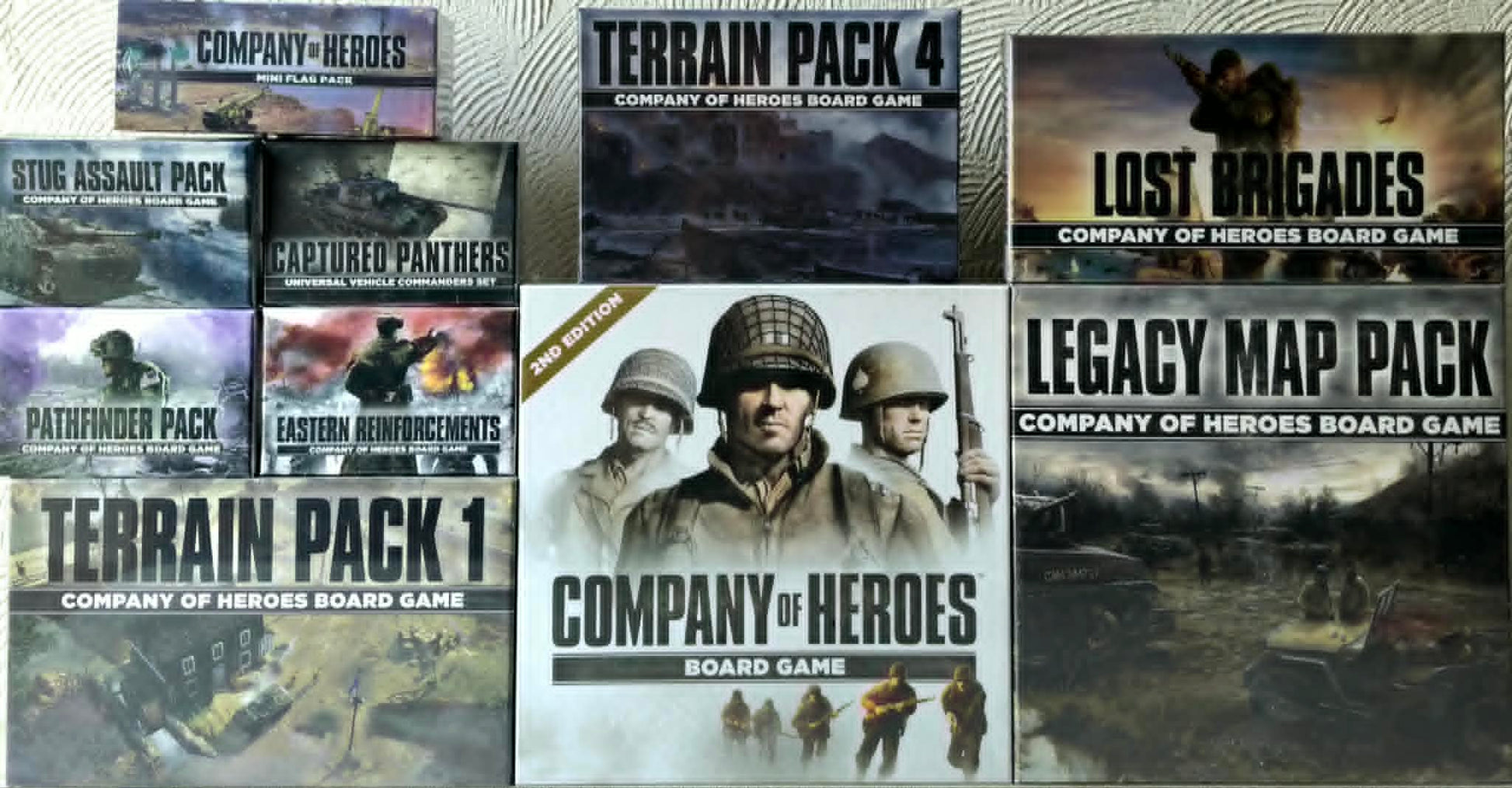 Bundle Company of Heroes 2nd Edition 10 Items - Juego de mesa estratégico Quantum Boardgames