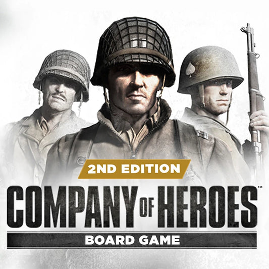 Company of Heroes 2nd Edition: Juego de mesa wargame Quantum Boardgames con componentes premium y 40 mapas