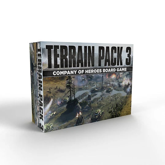 Terrain Pack 3 Company of Heroes 2nd Edition con árboles 3D, fábricas y cobertura destructible para wargames