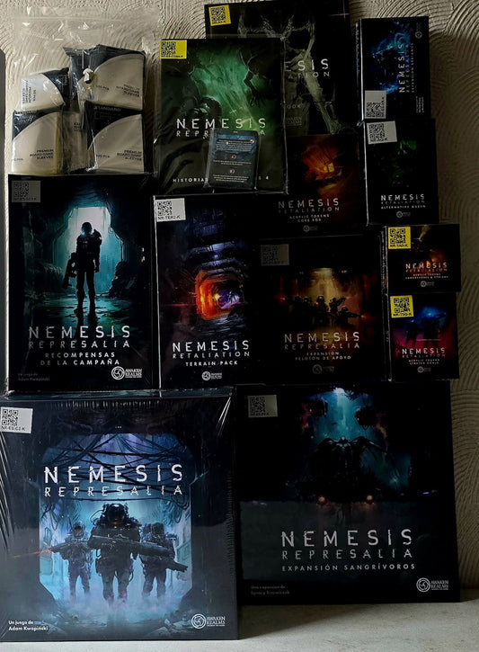 Nemesis Retaliation: Veteran Pledge Kickstarter – Español (13 Items)