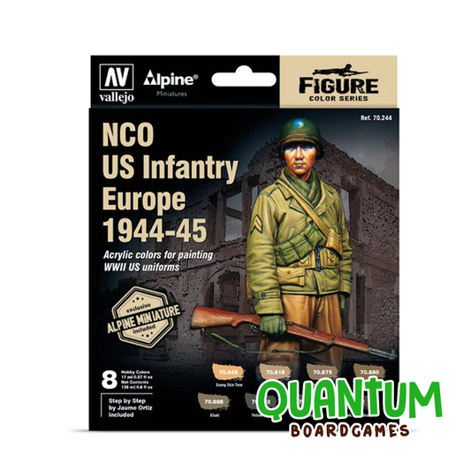 Model Color: 70.244 Alpine NCO US Infantry Europe 1944-45 Paint Set