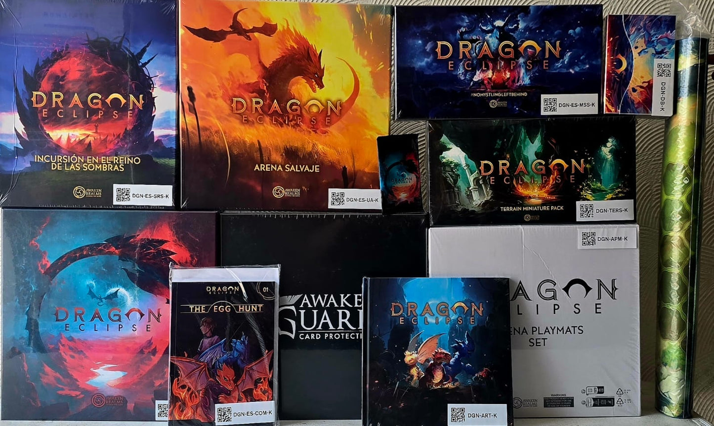 Dragon Eclipse All in Guardian Edition caja juego mesa wargames español Kickstarter