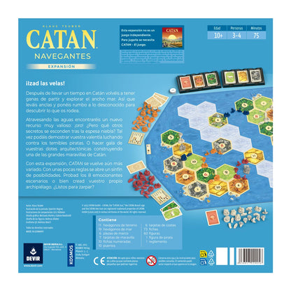 CATAN NAVEGANTES EXPANSION EN ESPAÑOL