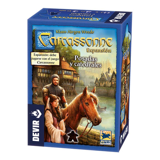 CARCASSONNE 2ND ED POSADAS Y CATEDRALES EXPANSION EN ESPAÑOL